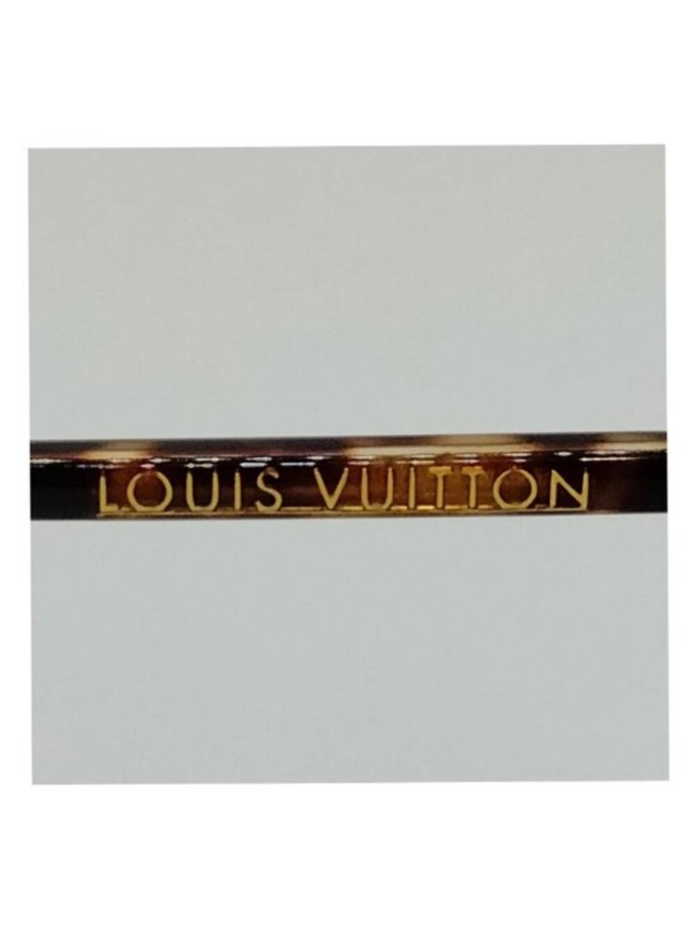 Authentic Louis Vuitton Aviator Sunglasses Gold Frame Gradient Lenses w/ Case - Picture 9 of 10